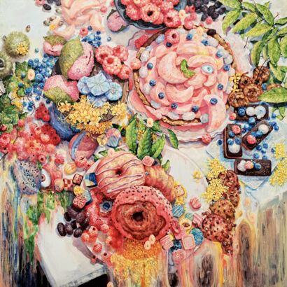 Saraca asoca - a Paint Artowrk by Noriko Katsura